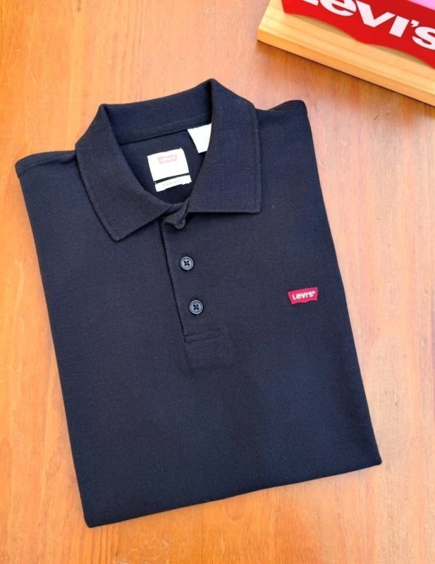 Polo Levis Masculina Housemark Preta