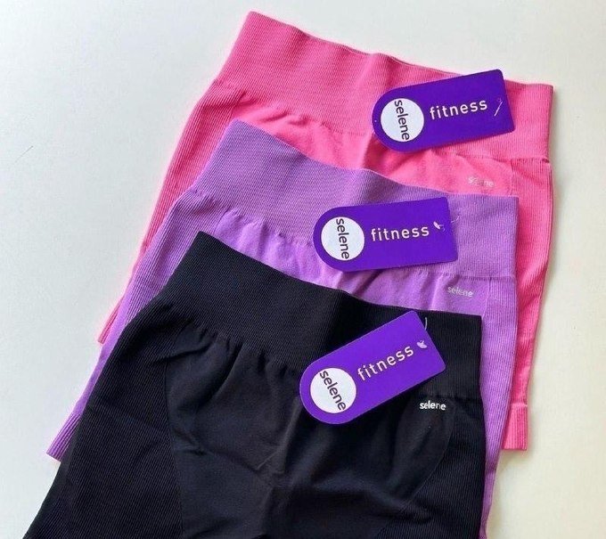 Short Selene Poliamida Zero Transparência + Frete Grátis