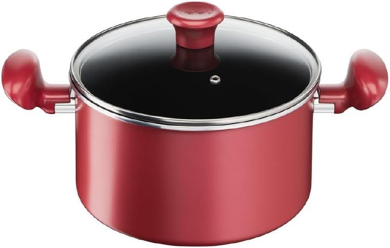 Caçarola Tefal So Chef 22 cm Vermelha Revestimento Antiaderente