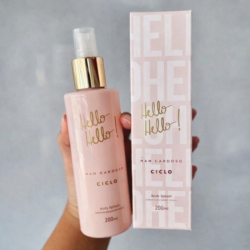 Body Splash Hello Hello Nah Cardoso 200ml Ciclo Desodorante Corporal