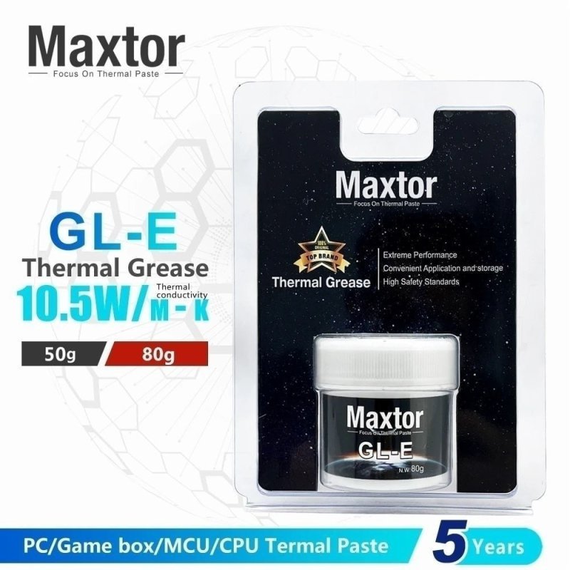 Pasta térmica Maxtor gle GLE-10.5W (pote de 50g)