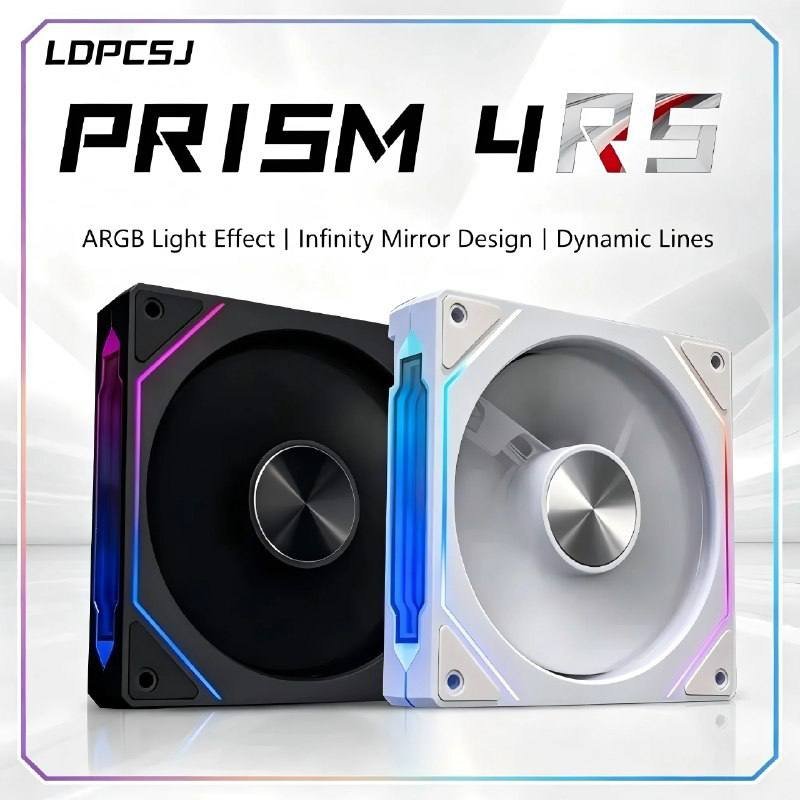Kit Fan PRISM 4RS aRGB fans 4 rs 5v white ou black
