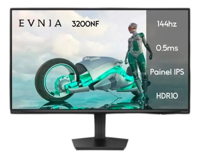 Monitor Gamer Philips Evnia 27'' Ips 144Hz 0.5ms Fhd27m2n3200nf Preto
