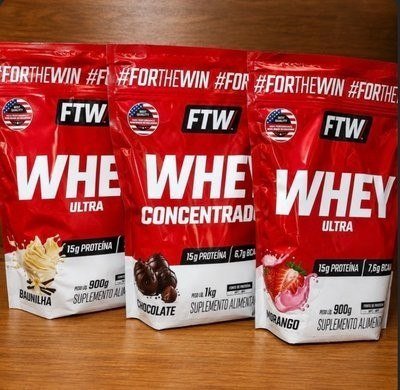 Whey Protein Ultra Refil 900g Sabor Baunilha - FTW
