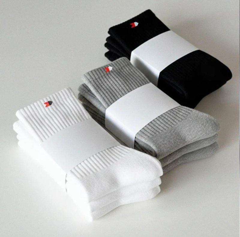 Kit 15 Pares Meias Sport Algodão Cano Médio Sandrini Confort Sortidos 39-43