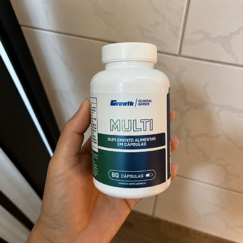 Multivitamínico 60 Cáps. Growth Supplements - Sem Sabor