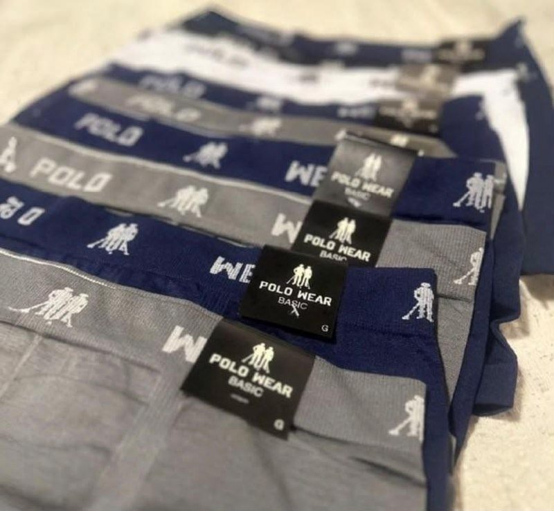 Kit 12 Cuecas Boxer Polo Wear Masculino Microfibra Sortida