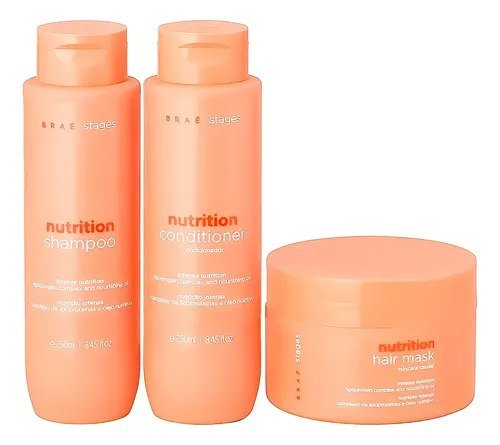 Braé Stages Kit Nutrition Shampoo + Condicionador + Máscara