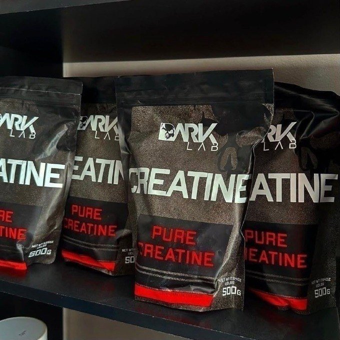 2x Creatina 100% Pura 500g Dark Lab + Frete Grátis