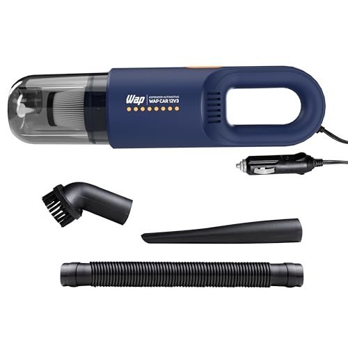 WAP Aspirador Automotivo Portátil 12V, 420ML Sólido, Filto Hepa, cabo de 3,7m CAR 12V3
