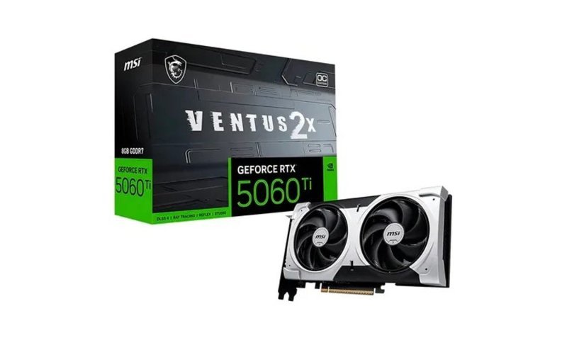 Placa De Vídeo Msi Rtx 5060 Ti 8Gb Gddr7 128bits Ventus Plus
