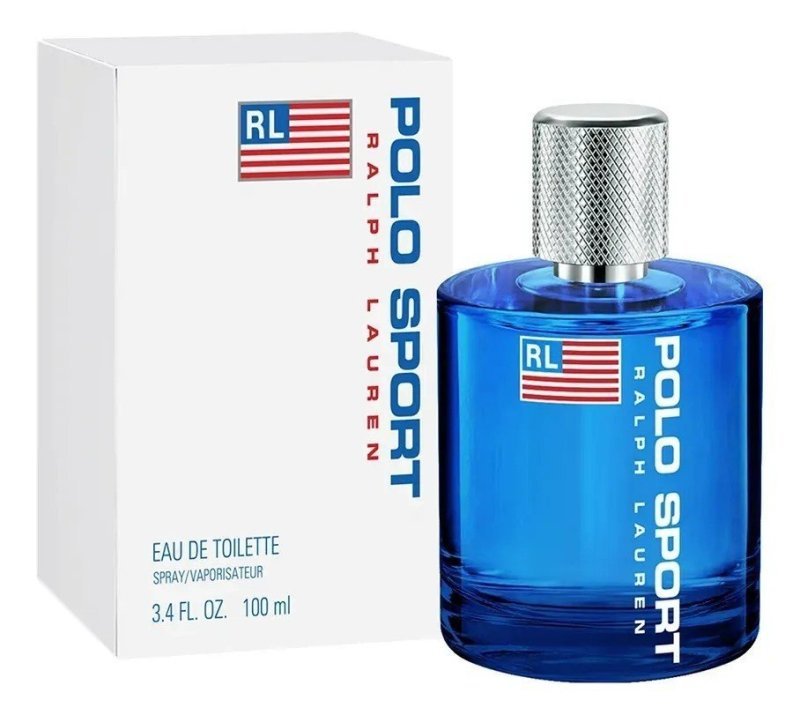 Perfume Masculino Aromático Cítrico Fresco e Energizante, Eau de Toilette Polo Sport Ralph Lauren 100ml