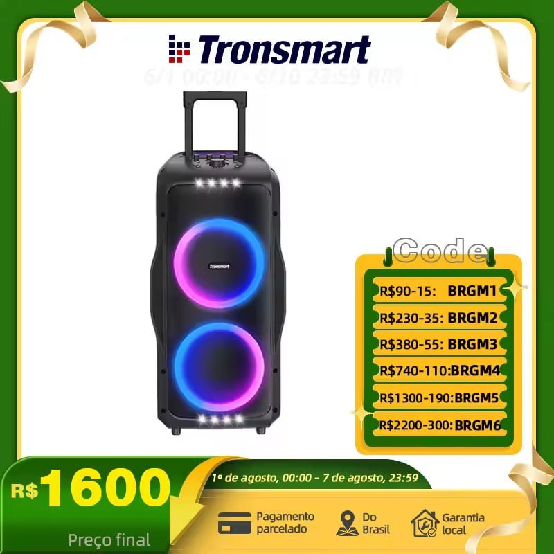 Tronsmart Halo 300 Partybox portátil 240W