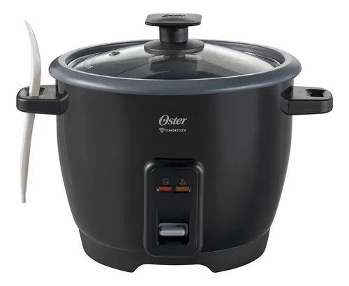 Panela Elétrica De Arroz Diamondtech Oster Black 1,2l Oster 127v