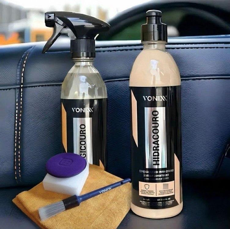 Kit Limpeza Hidratação Couro Vonixx