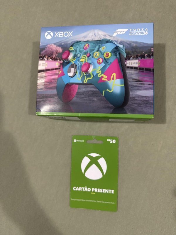 Combo Controle Xbox Forza Horizon 6 + Gift Card