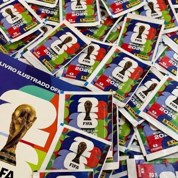 Kit 10 Envelopes (70 Figurinhas) Copa do Mundo 2026 Panini + Frete Grátis
