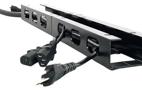 Organizador De Fios E Cabos Baixo Mesa Oculto - 0,5 Mt C/nfe Preto