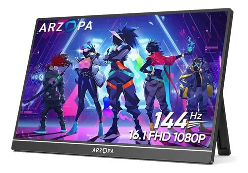 Monitor Portátil ARZOPA Z1FC 16.1" Full HD 144hz IPS