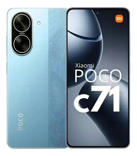 Capa Xiaomi Celular Poco C71 - Dual Sim 128GB 4GB Ram Azul-claro