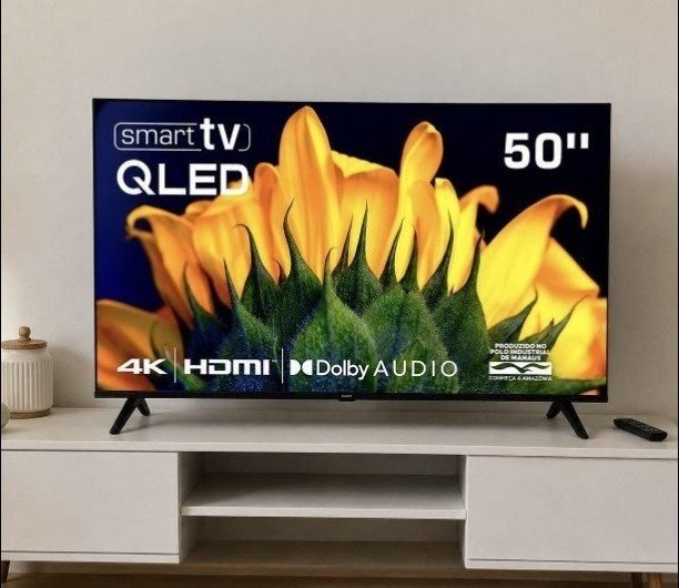 Smart Tv Hq Qled 50 Polegadas 4k Wi-fi Bluetooth Hq-qled50sm