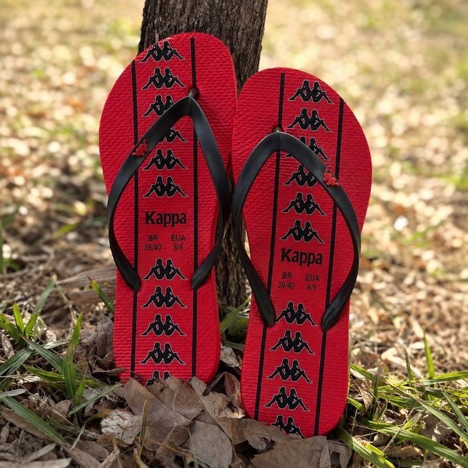 Chinelo Kappa Beach 3 Cores + Frete Grátis
