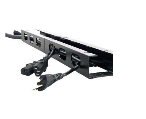 Organizador De Fios E Cabos Baixo Mesa Oculto - 0,5 Mt C/nfe Preto