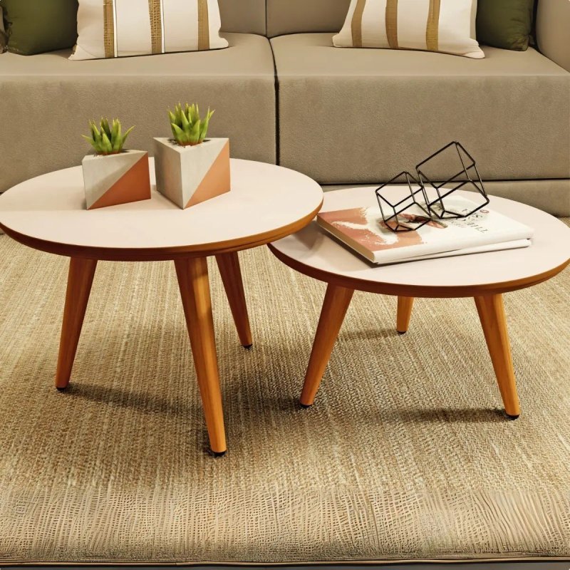 Conjunto Mesa De Centro Para Sala
