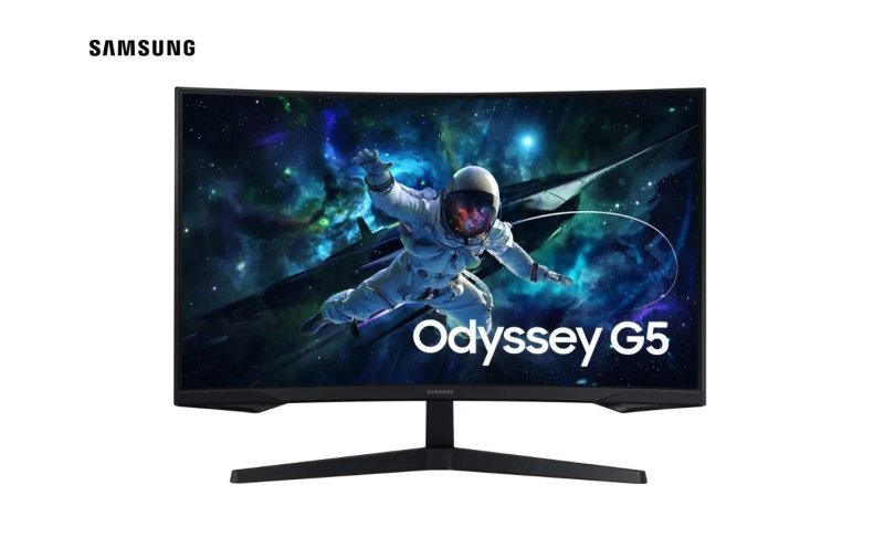 Monitor Gamer Samsung Odyssey G5, 32", QHD, 165Hz, Preto
