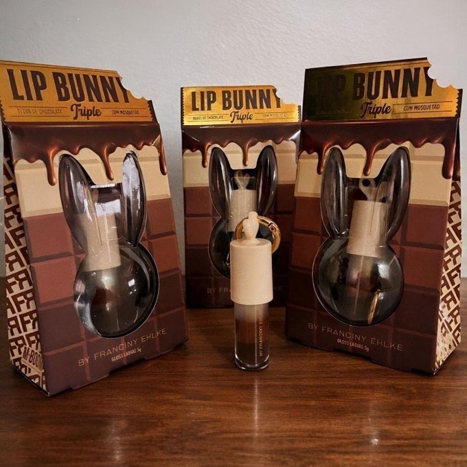 NGloss Labial Lip Bunny Triple - Fran By Franciny Ehlke