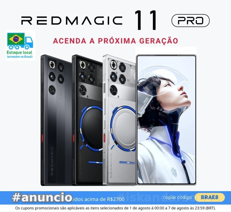 REDMAGIC NX789J 11 Pro Celular Gamer Snapdragon 8 Elite Gen 5