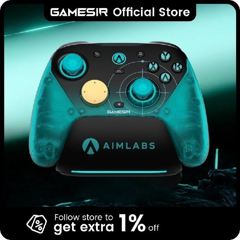 Controle GameSir G7 Pro 8K Aimlabs Edition Wireless Switch 8000Hz Polling Rate Gamepad, TMR Gen-2 Joystick Hall Effect Trigger