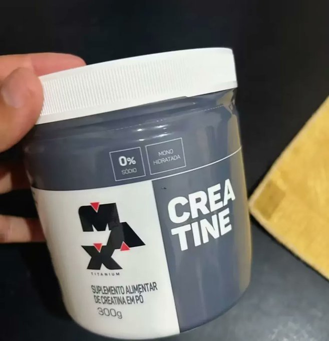 Creatina Monohidratada Max Titanium 300g + Frete Grátis