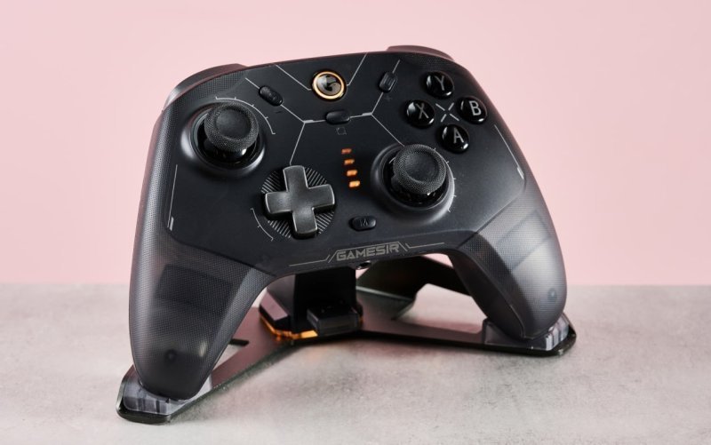 Controle Sem Fio GameSir Cyclone 2 Analógicos TMR Magnéticos Gatilhos Hall Effect 1000Hz + Dock de carregamento
