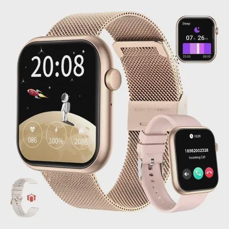 Smartwatch LAKEYLOYI LY-QX7PRO Ouro 2''