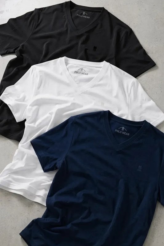 Kit 3 Camisetas Polo Wear Sortido