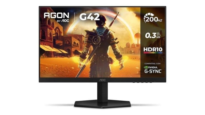 Monitor Gamer Aoc Agon G42 24" 200Hz 0,3Ms Ips Hdr10 Nvidia G-Sync 24G42he