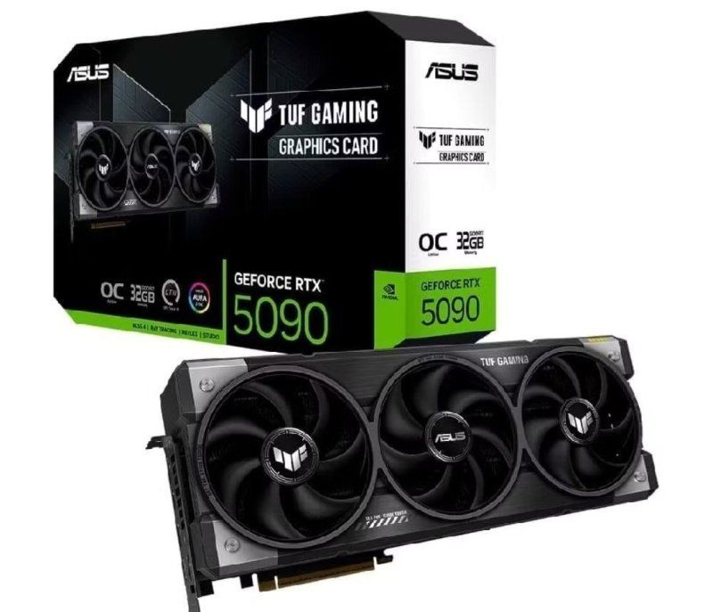 Placa de Vídeo NVIDIA GeForce ASUS RTX 5090 TUF Gaming OC 32GB GDDR7