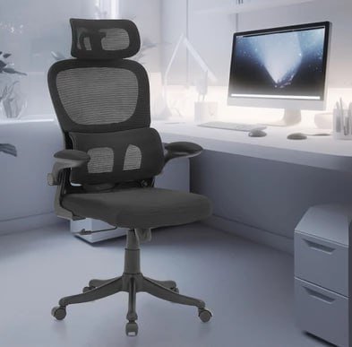 Cadeira Python Fly Presidente Ergonômica Giratória Mesh com Apoio de Braço