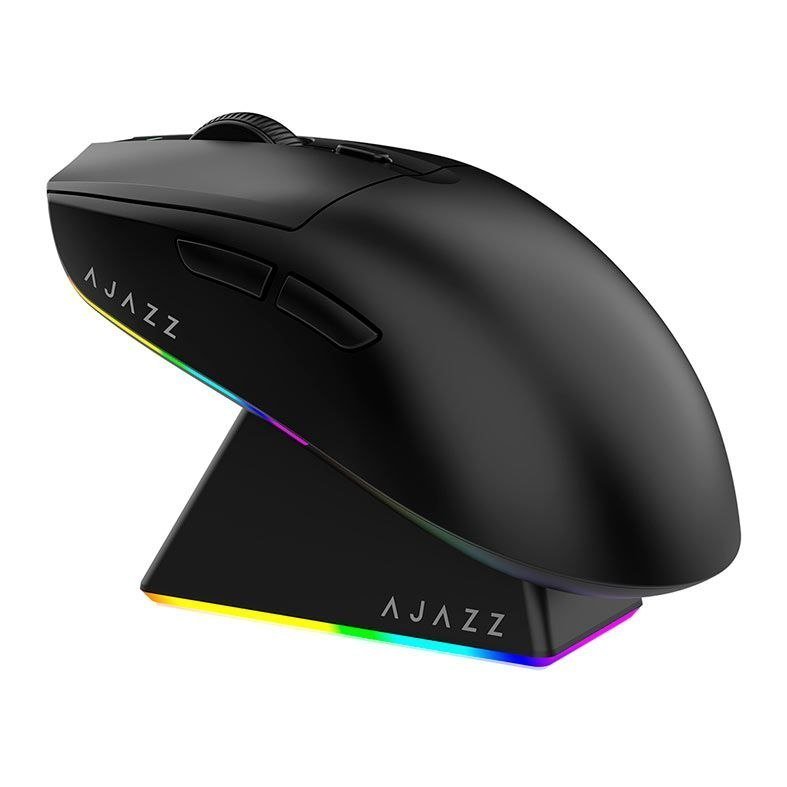 Mouse Gamer Ajazz Aj139 V2 Mc, 12000Dpi, 6 Botoes, Tri-Mode, Preto