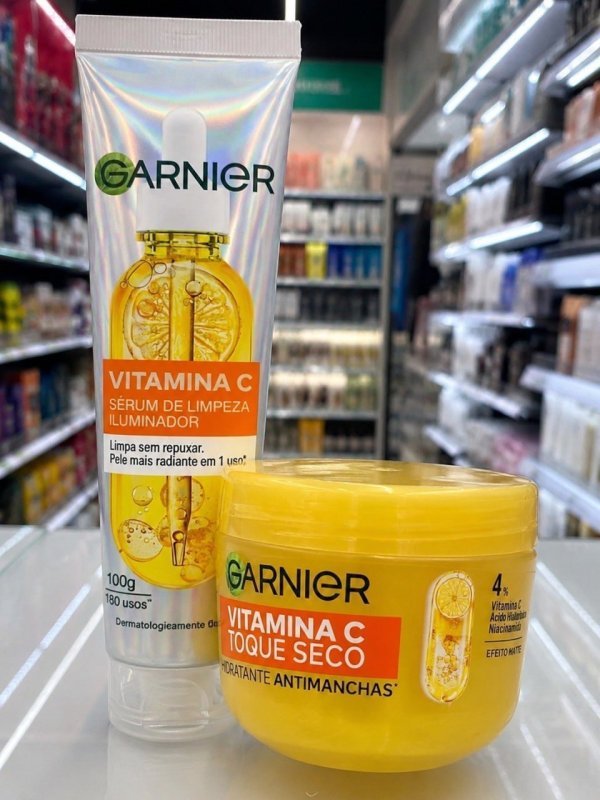 Sérum de limpeza 100g + Hidratante Antimanchas Garnier 85g