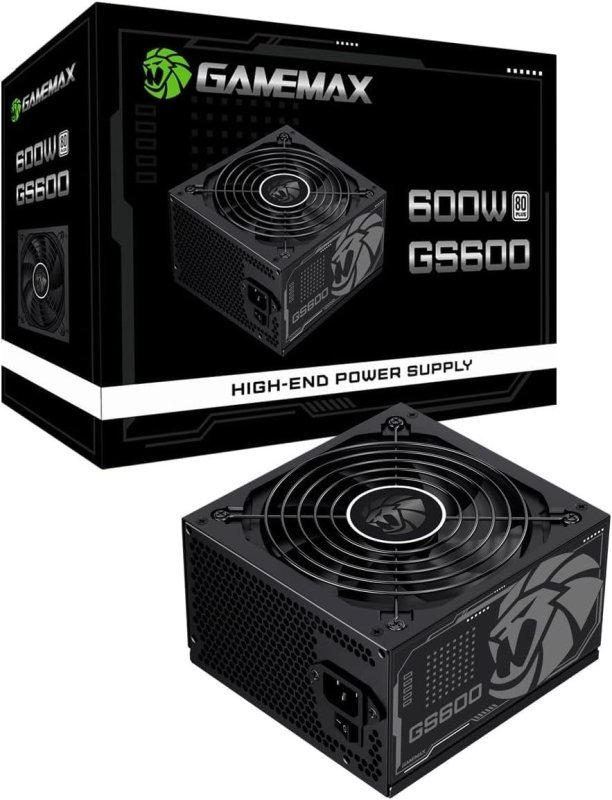 Fonte De Alimentacao 600w Gs600 80 Plus White Gamemax