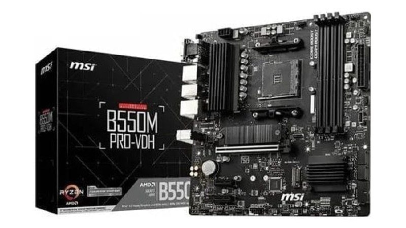 Placa-mãe Msi B550m Pro-Vdh Am4 Hdmi Vga Dport