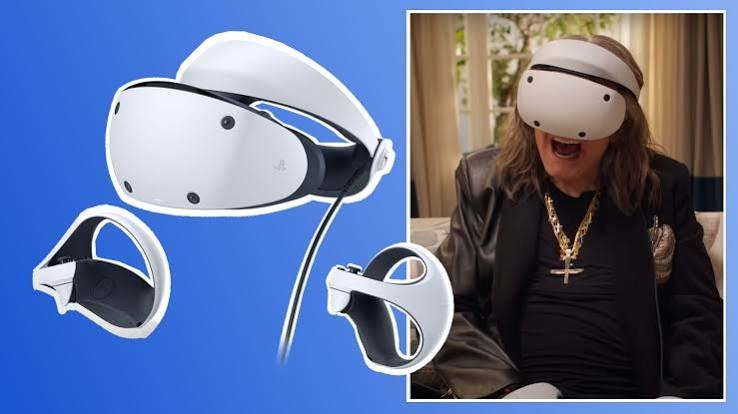 PlayStation VR 2 PS5 headset de realidade virtual branco