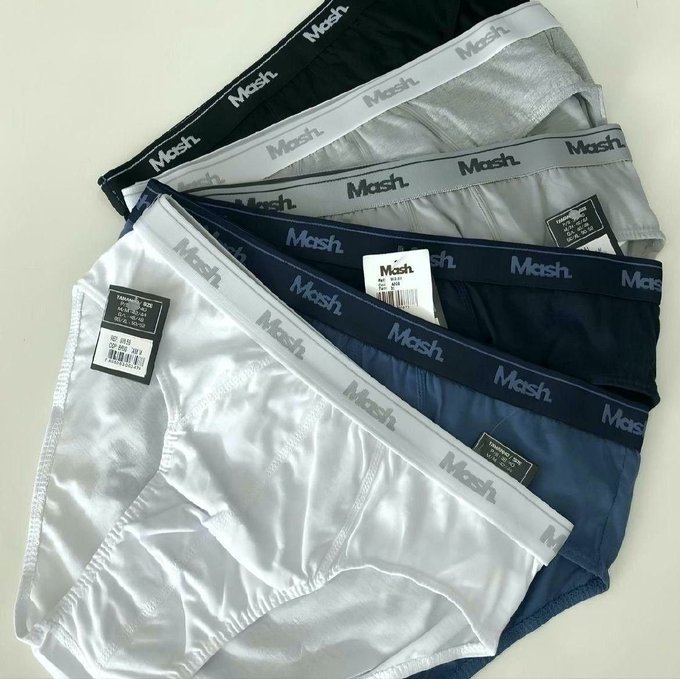 Kit 10 Cuecas Slip Mash Algodão