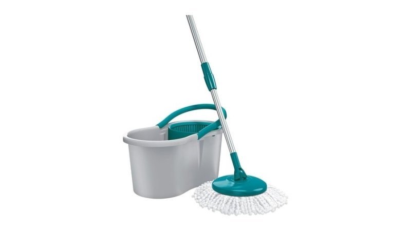 Flash Limp Mop Giratório Fit, Balde 8 litros Mop5010 Abs Cinza