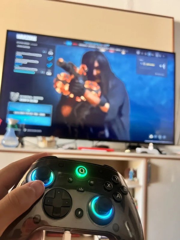 Controle Sem Fio QRD Ferrox M5 Para Xbox Series X/S, Xbox One e PC/iOS/Android Preto + Frete Grátis