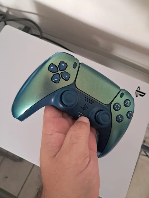 Controle sem fio DualSense Chroma Teal PS5 Sony CFI-ZCT1W
