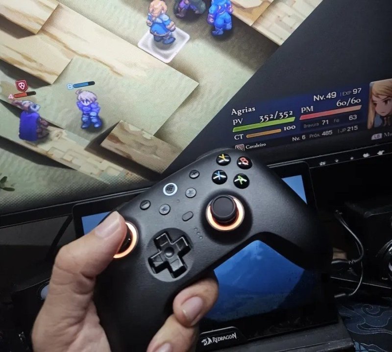 Controle 8bitdo Ultimate 2 Tmr Hall Effect Dock Carregamento + Frete Grátis