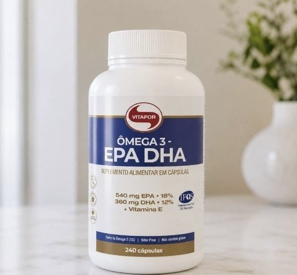 Ômega 3 Epa Dha 240 Cápsulas Vitafor Sem Sabor
